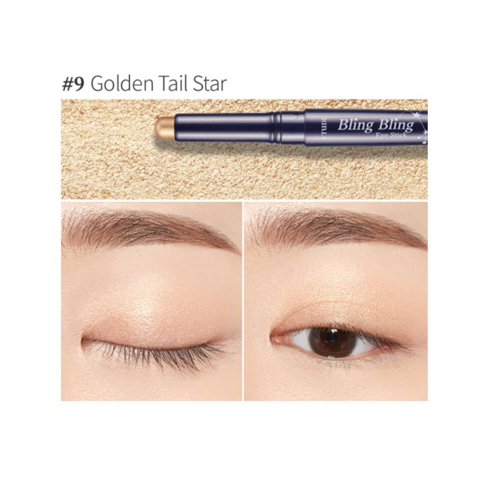 Etude Bling Bling Eye Stick [No.09 Golden Tail Star]	